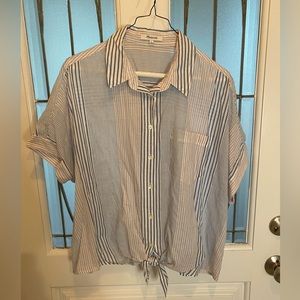 Madewell Tie-Front Shirt